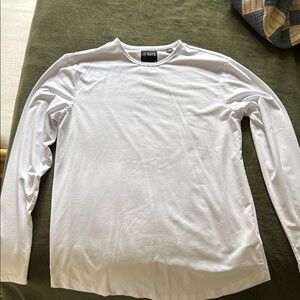 Men's White Long Sleeve Shirt